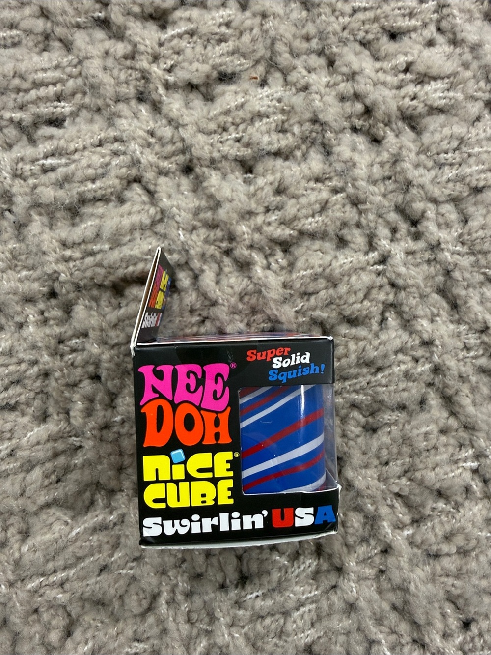 Schylling Nice Cube Swirlin' USA NeeDoh - Picture 4 of 6